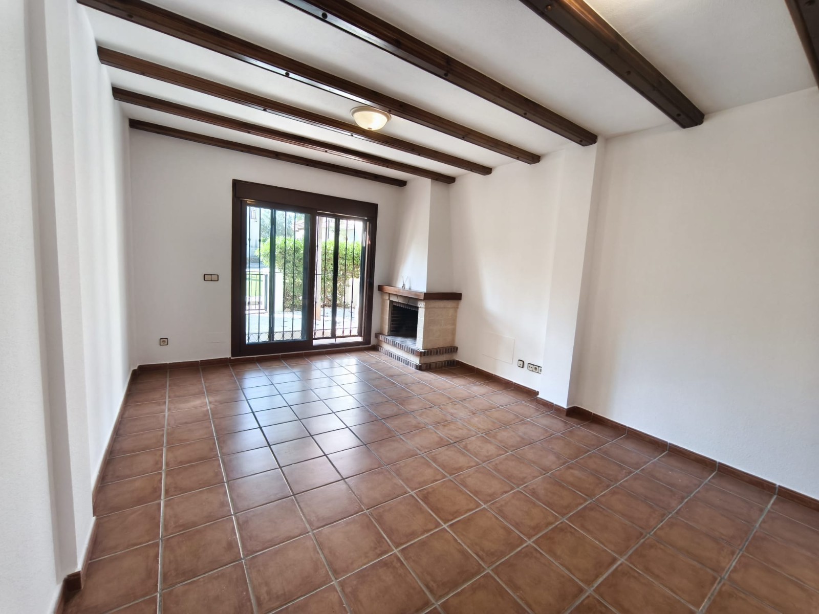 Terrace in bungalow for sale in La Finca Golf Resort