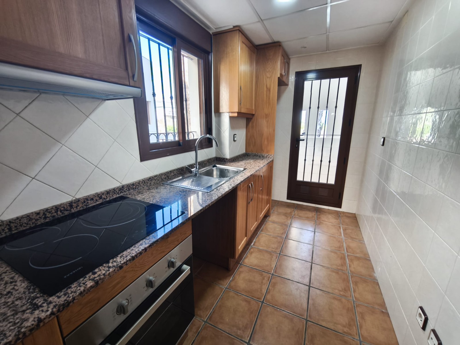 Pool area in bungalow for sale in La Finca Golf Resort