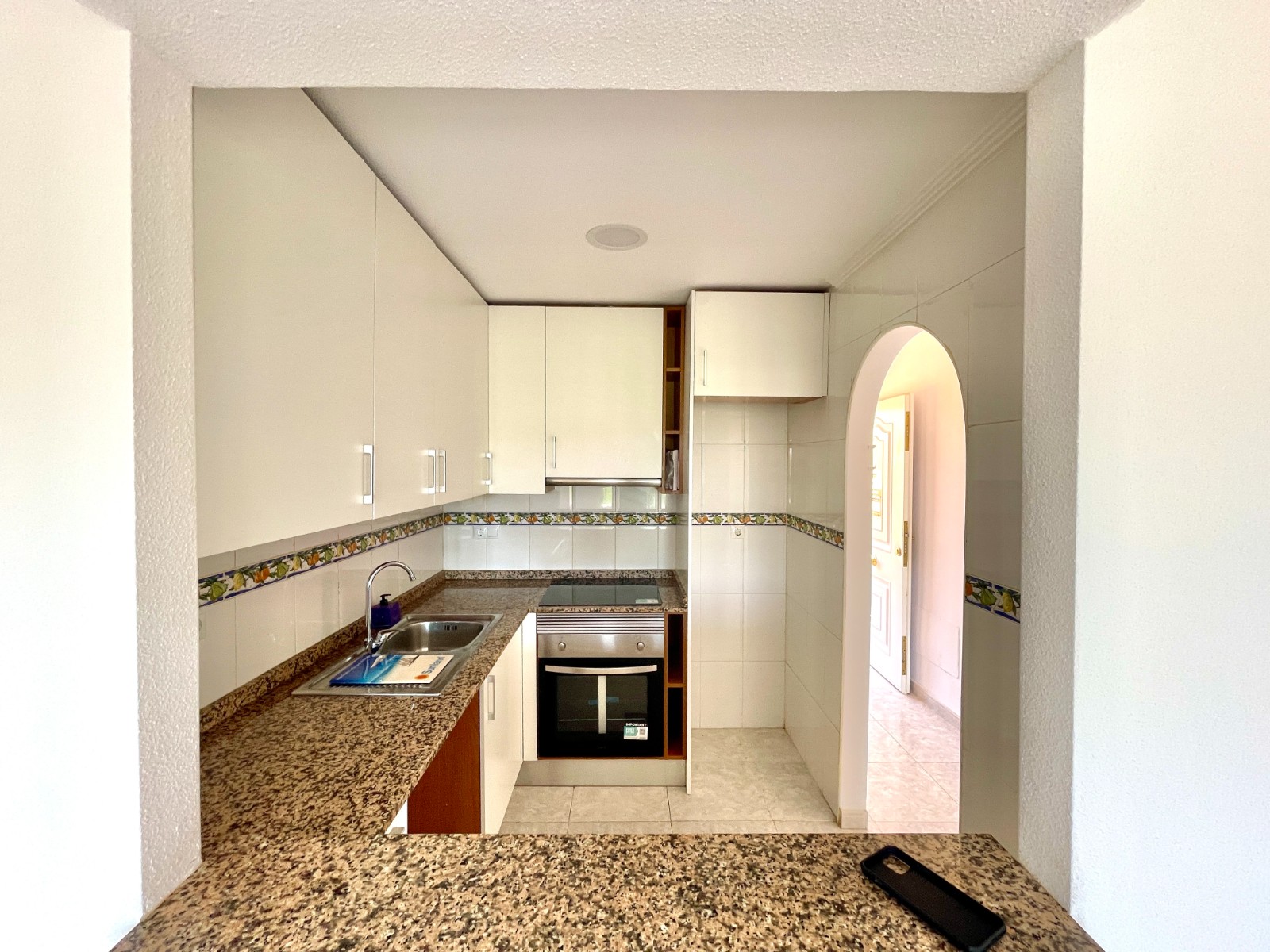 Living room in penthouse for sale in Algorfa