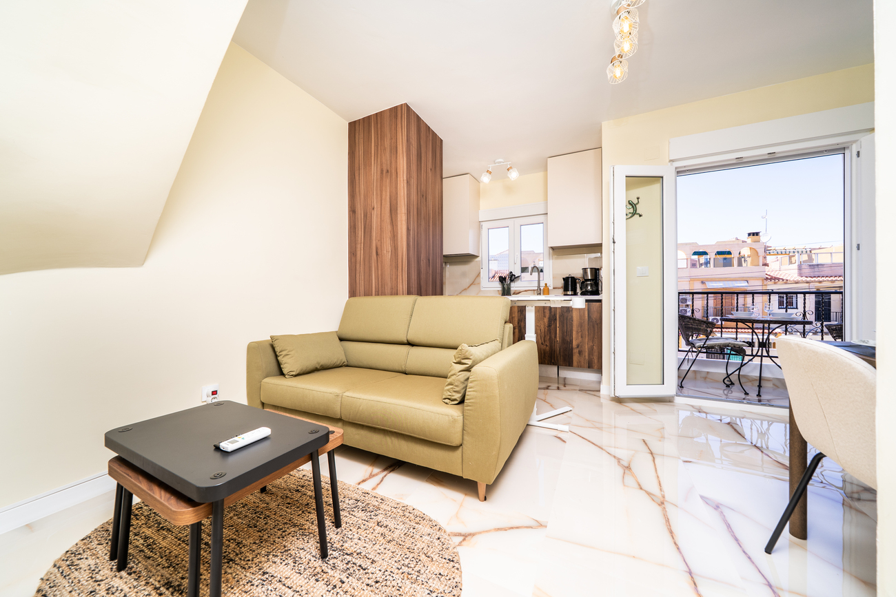 Pool area in apartment for sale in Torrevieja