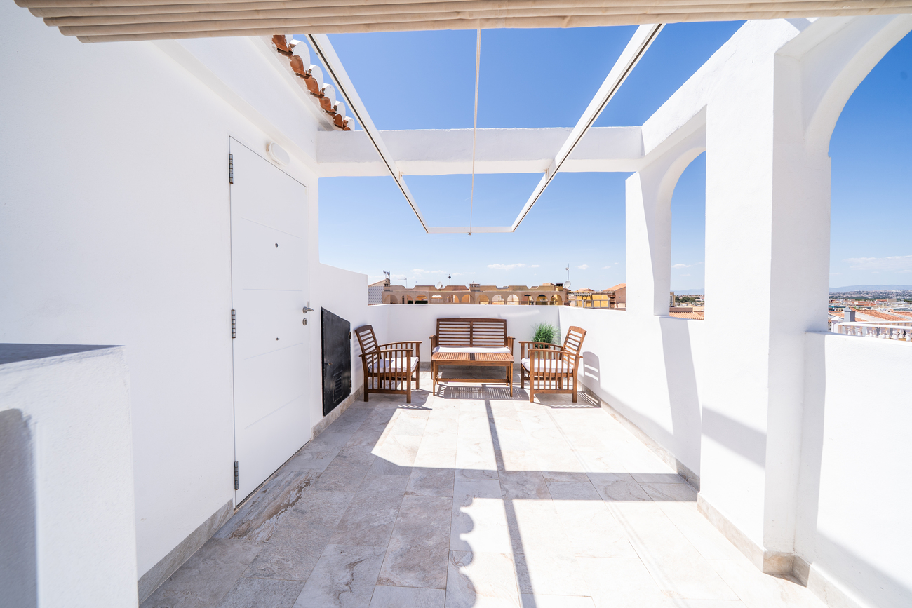 Garden in apartment for sale in Torrevieja