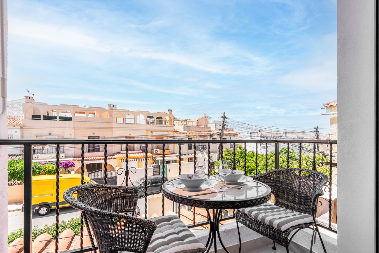 Pool area in apartment for sale in Torrevieja