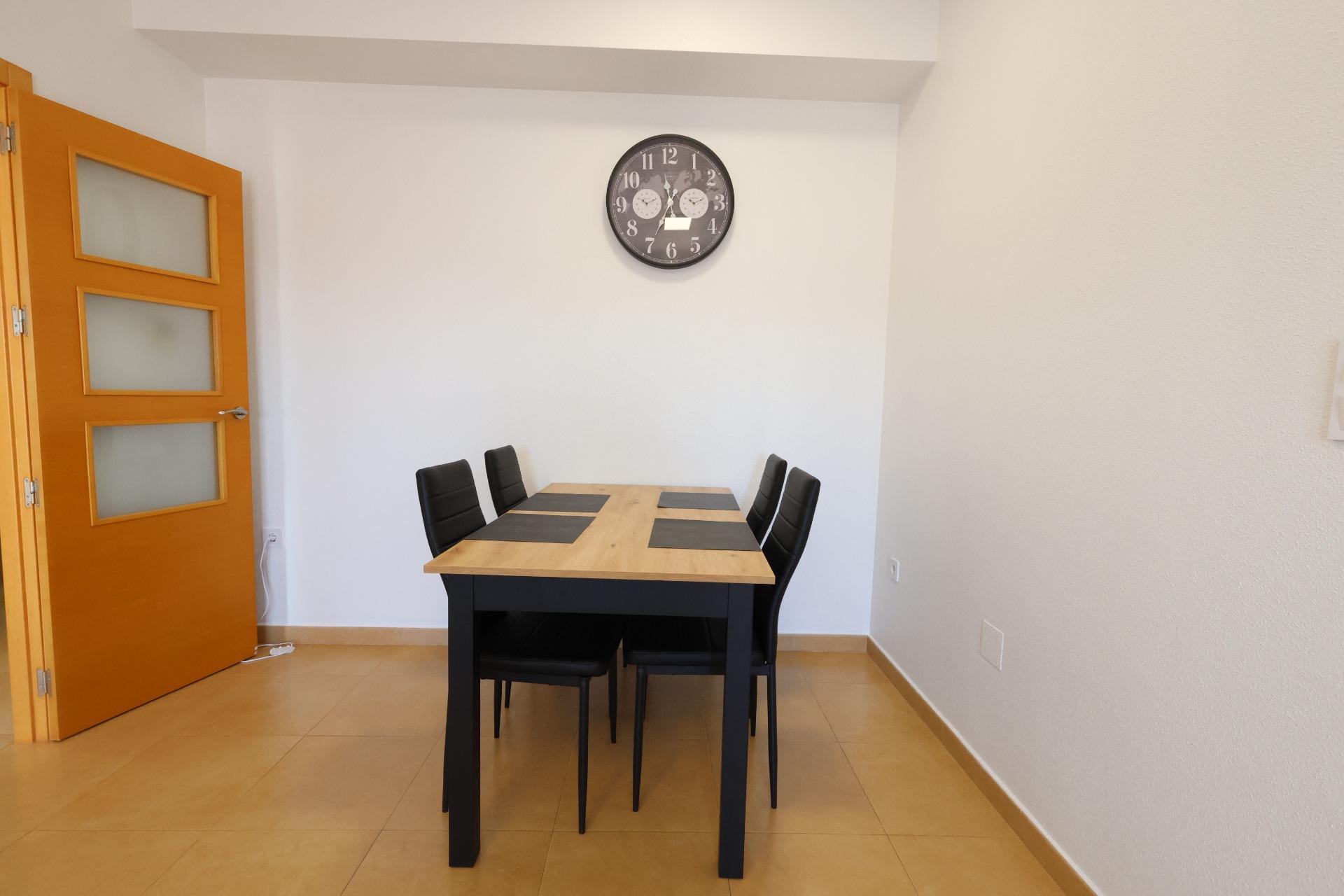 Dining area in apartment for sale in Orihuela Costa