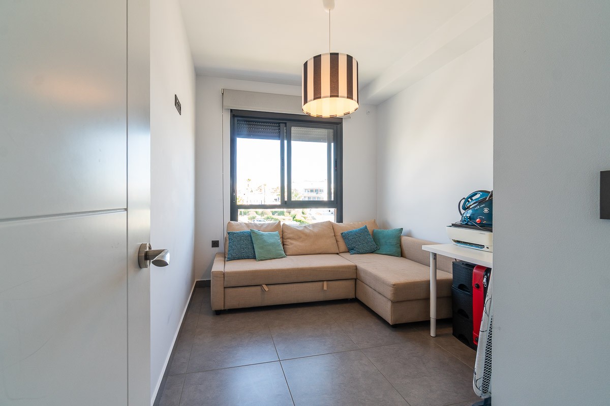 Pool area in penthouse for sale in Villamartin