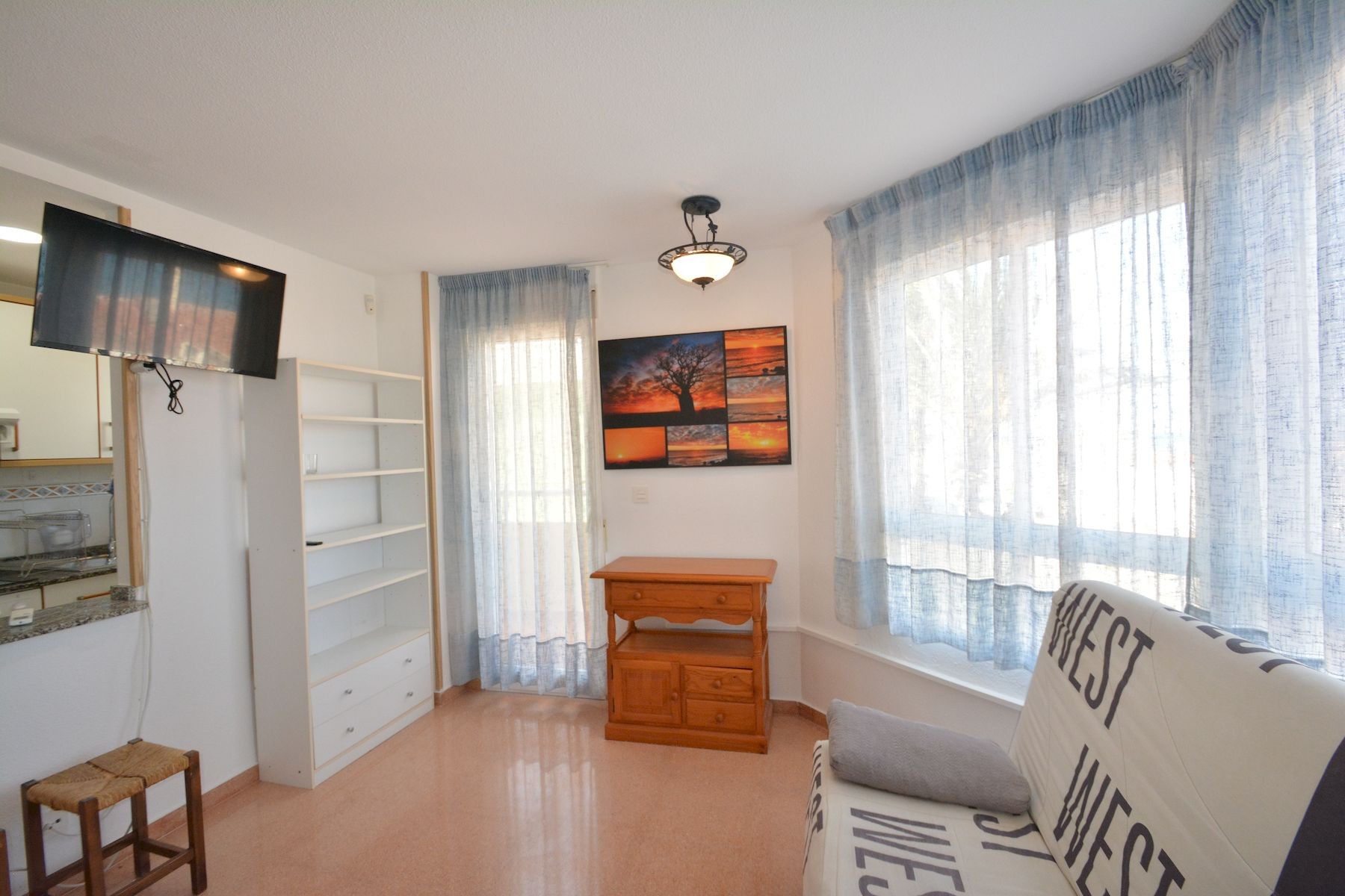 Pool area in apartment for sale in Guardamar del Segura