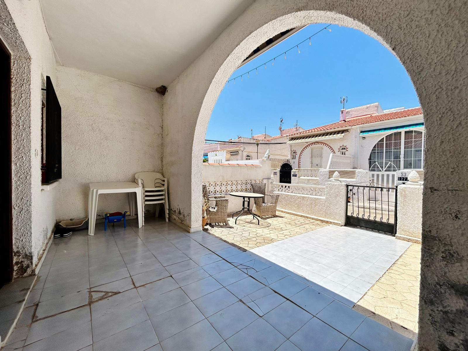 Exterior view in bungalow for sale in Torrevieja