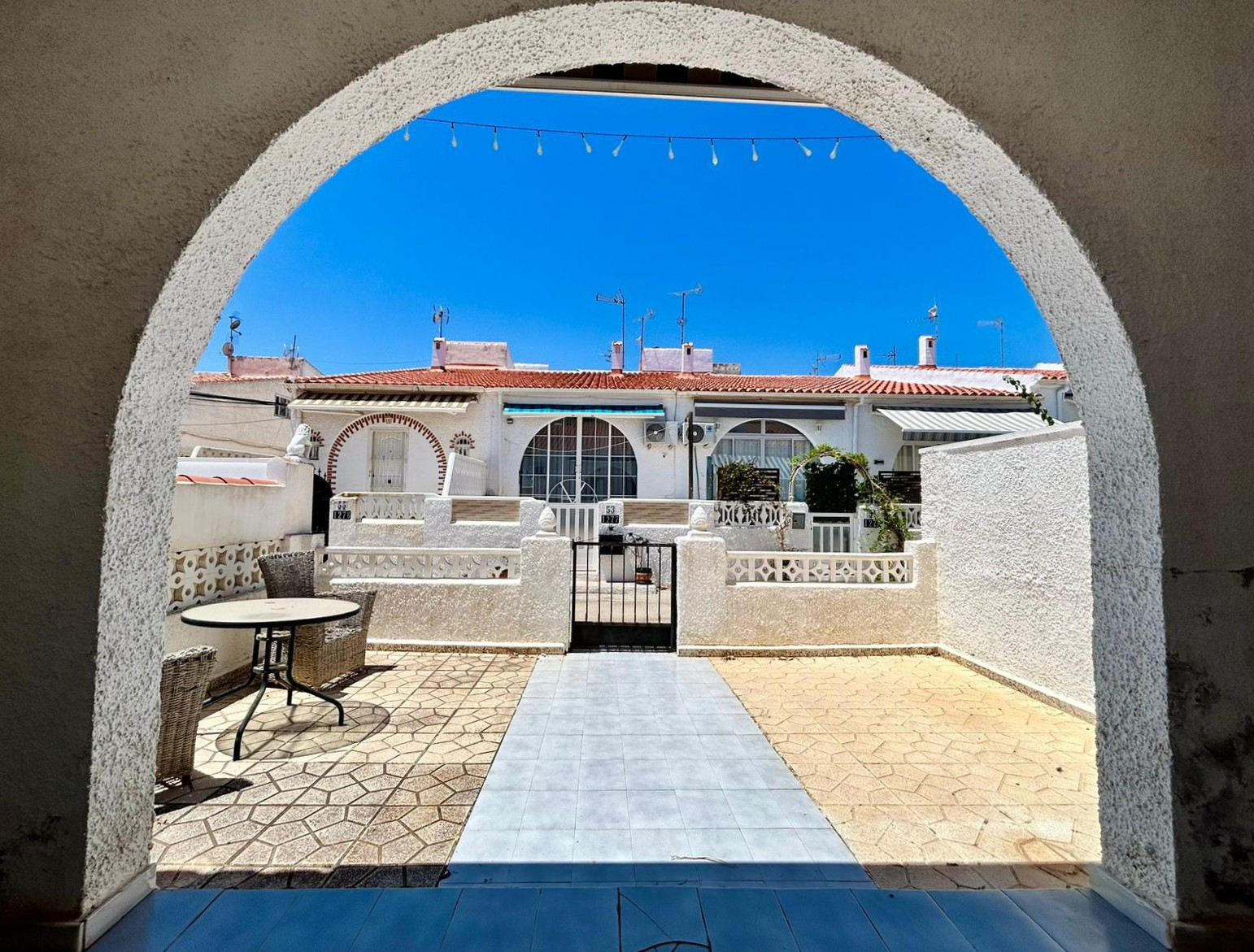 Garden in bungalow for sale in Torrevieja
