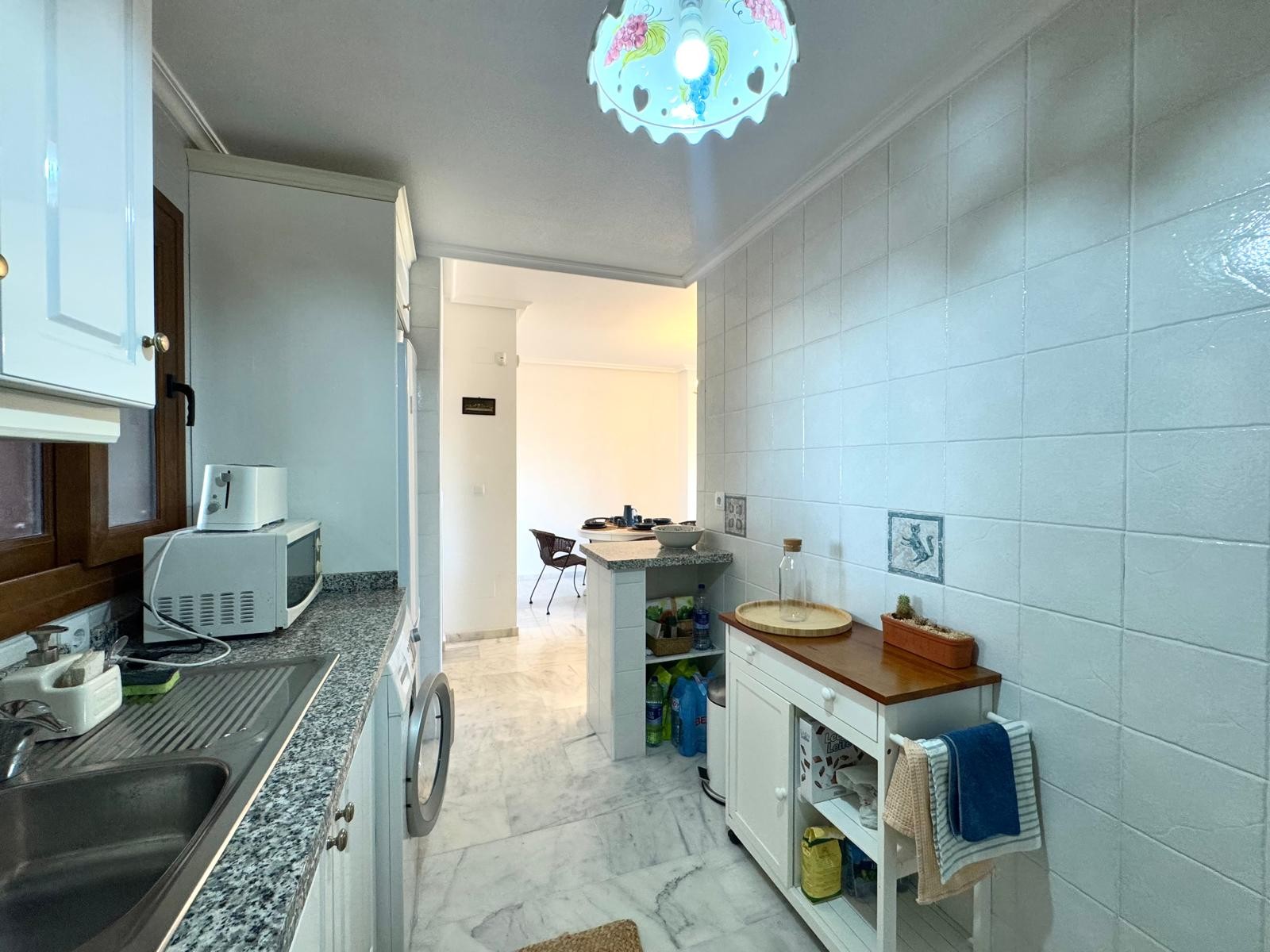 Pool area in apartment for sale in Orihuela Costa