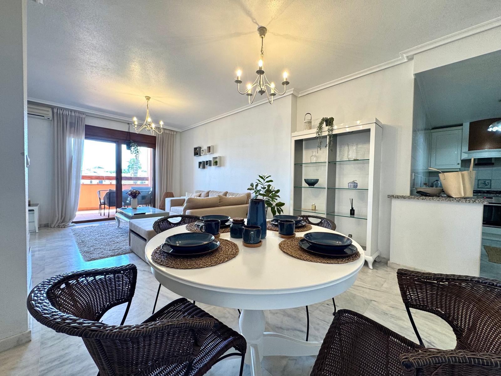 Garden in apartment for sale in Orihuela Costa