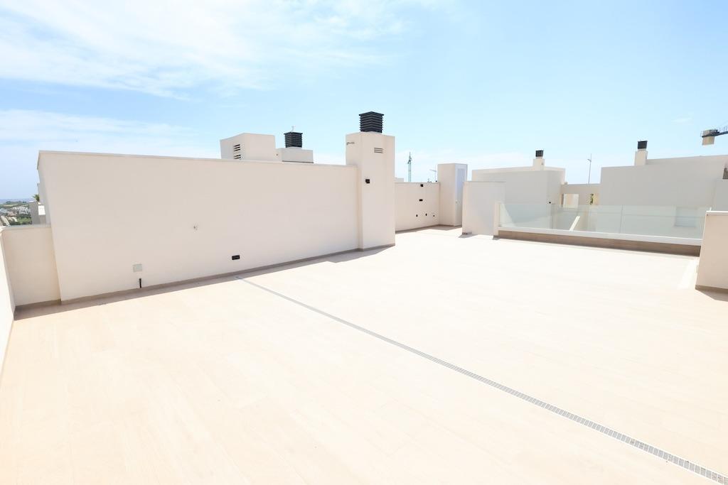 Pool area in penthouse for sale in Algorfa