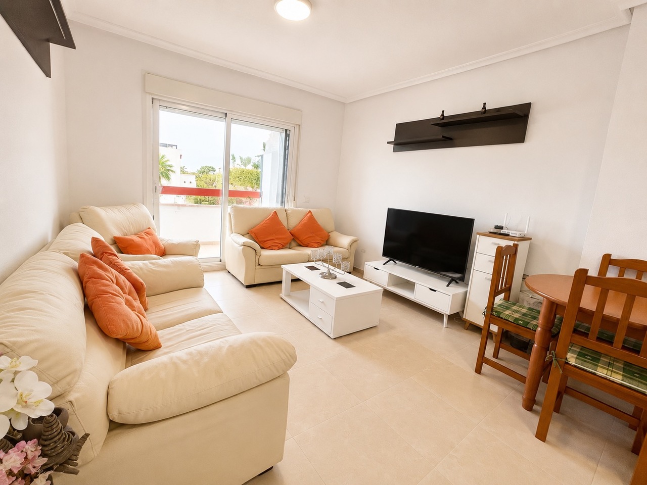 Pool area in apartment for sale in Villamartin