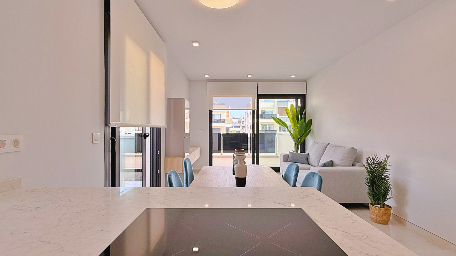Pool area in apartment for sale in Orihuela