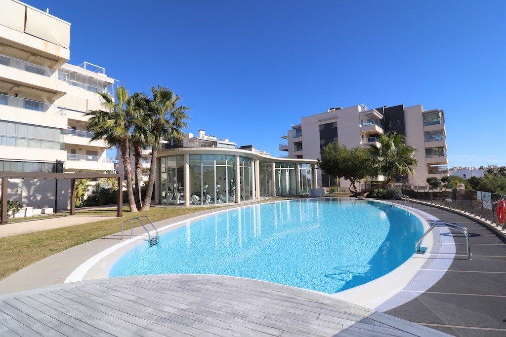 Pool area in apartment for sale in Orihuela Costa