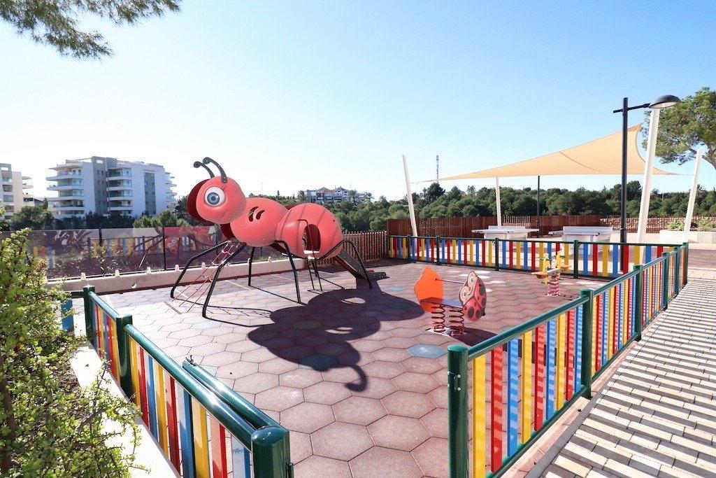 Pool area in apartment for sale in Orihuela Costa