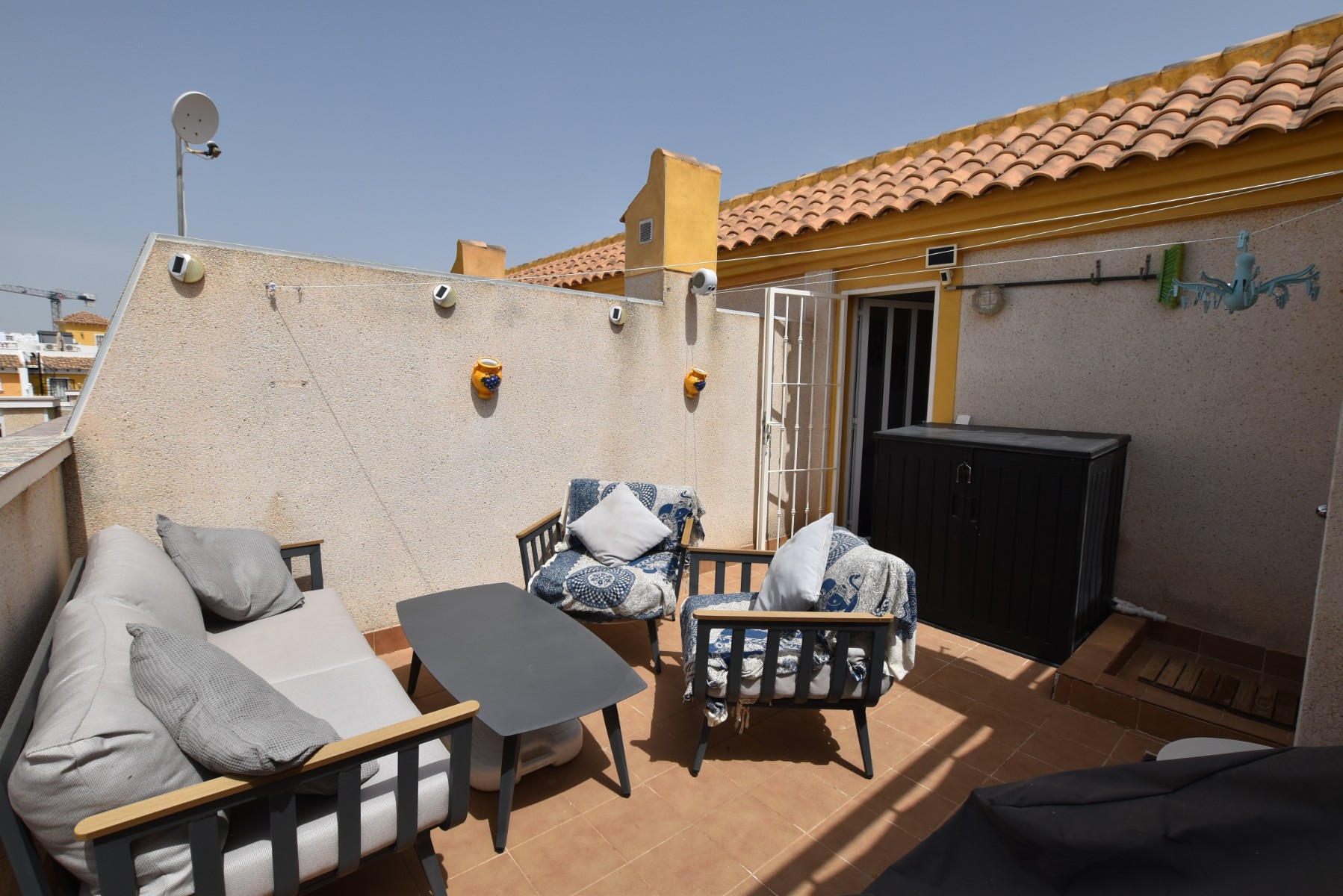 Living room in terraced for sale in Algorfa