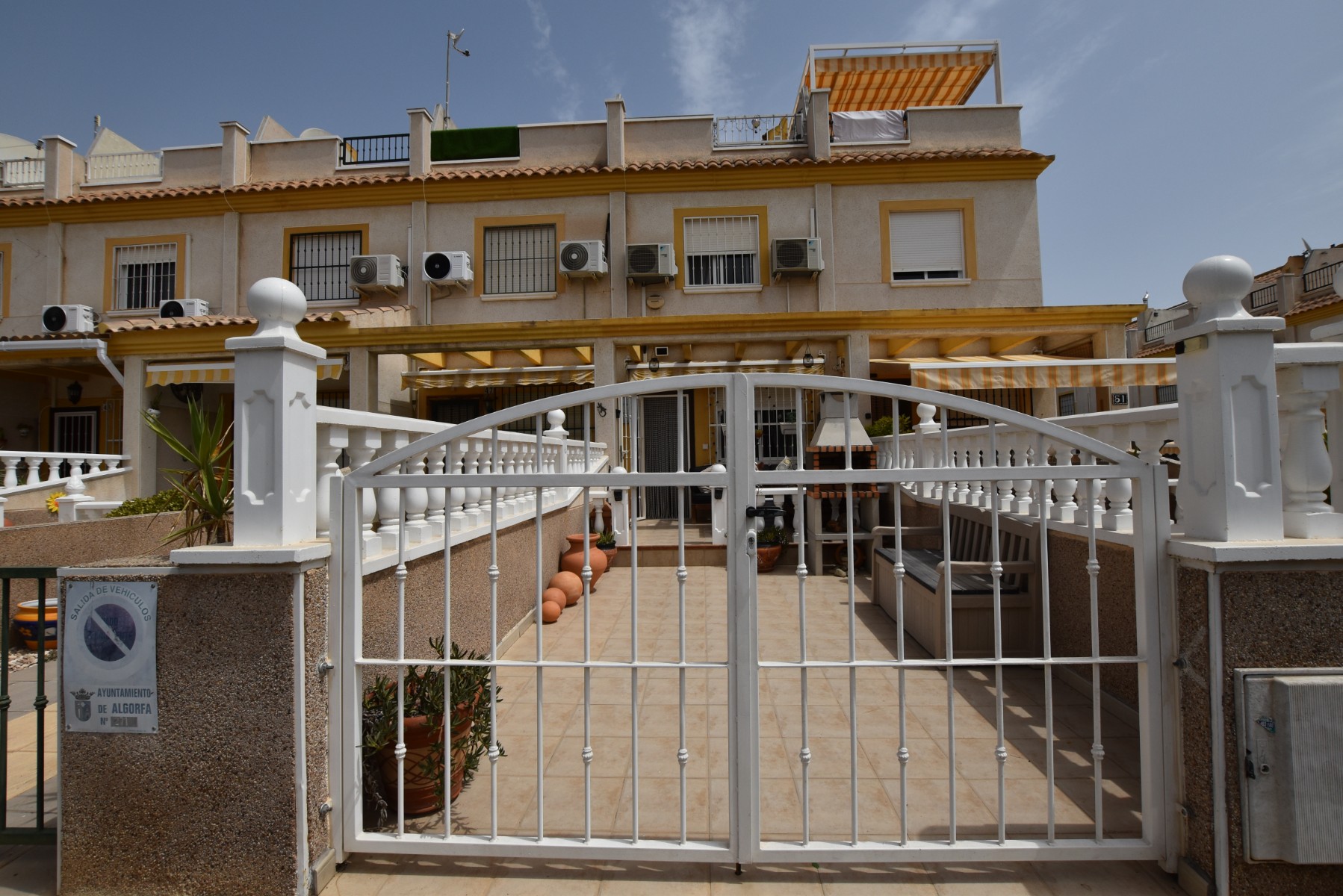 Garden in terraced for sale in Algorfa