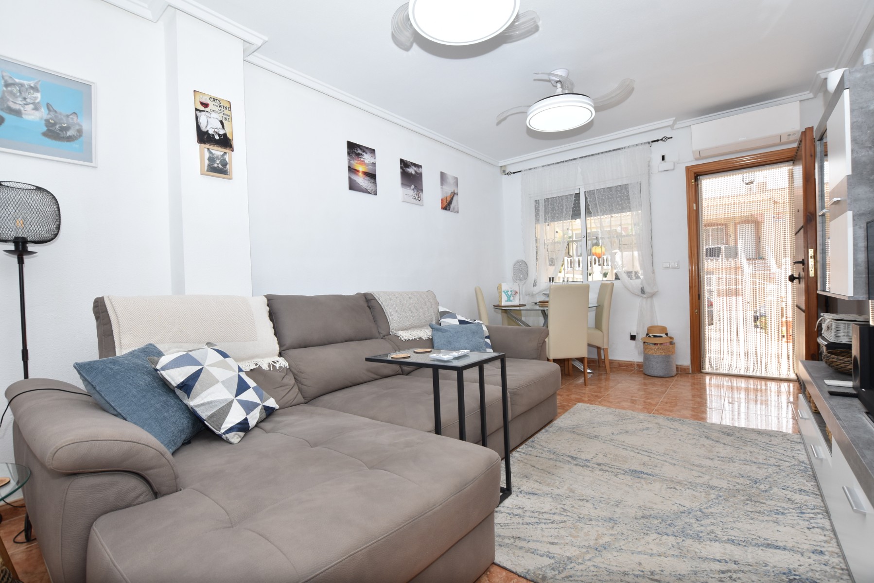 Dining area in terraced for sale in Algorfa