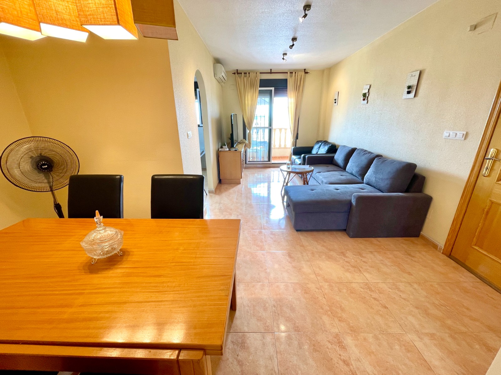 Pool area in duplex for sale in Daya Nueva