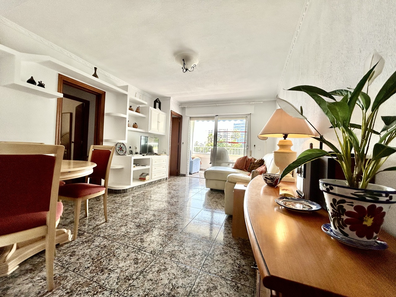Terrace in apartment for sale in Punta Prima