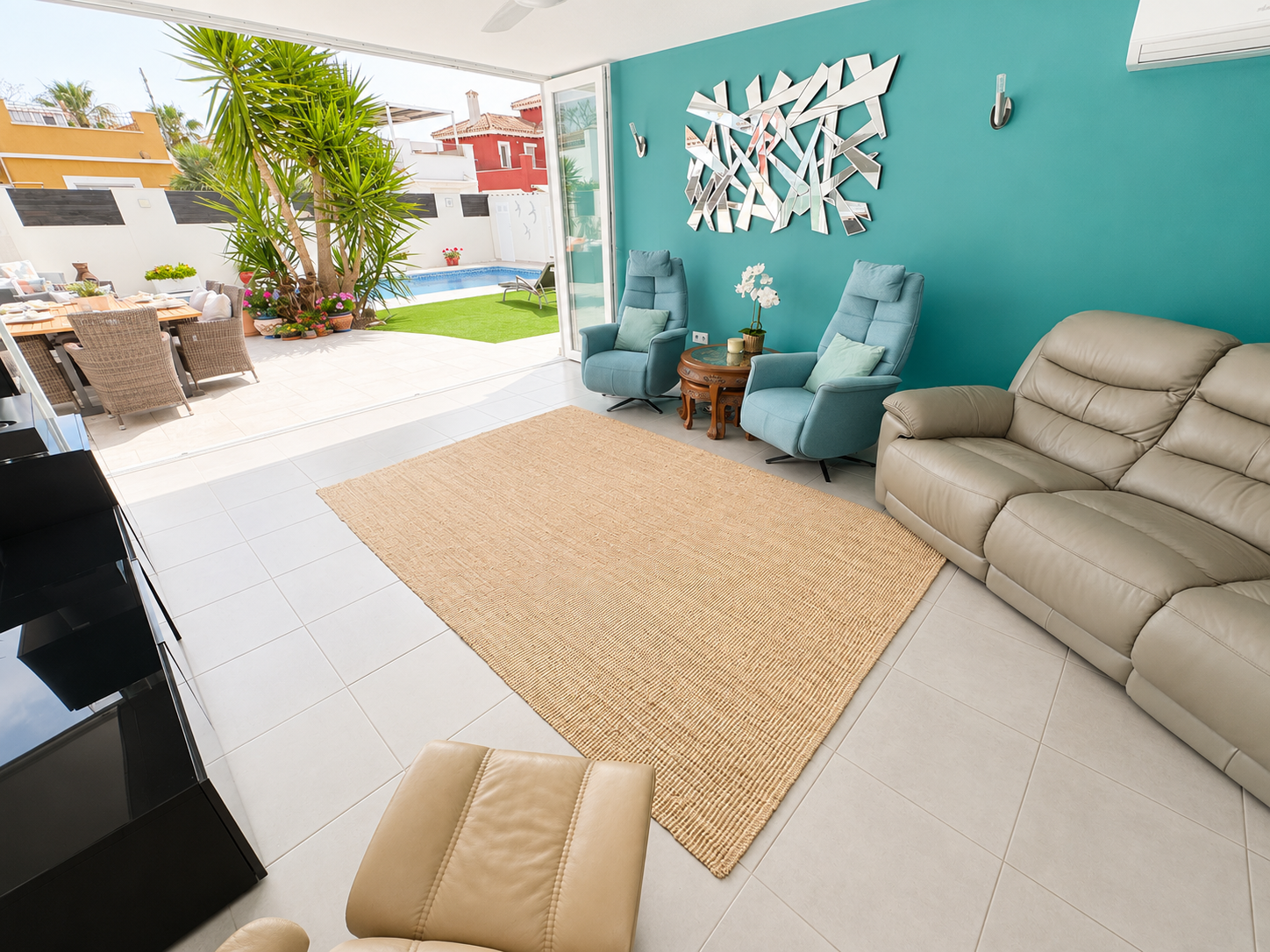 Living room in villa for sale in Mar Menor Golf Resort