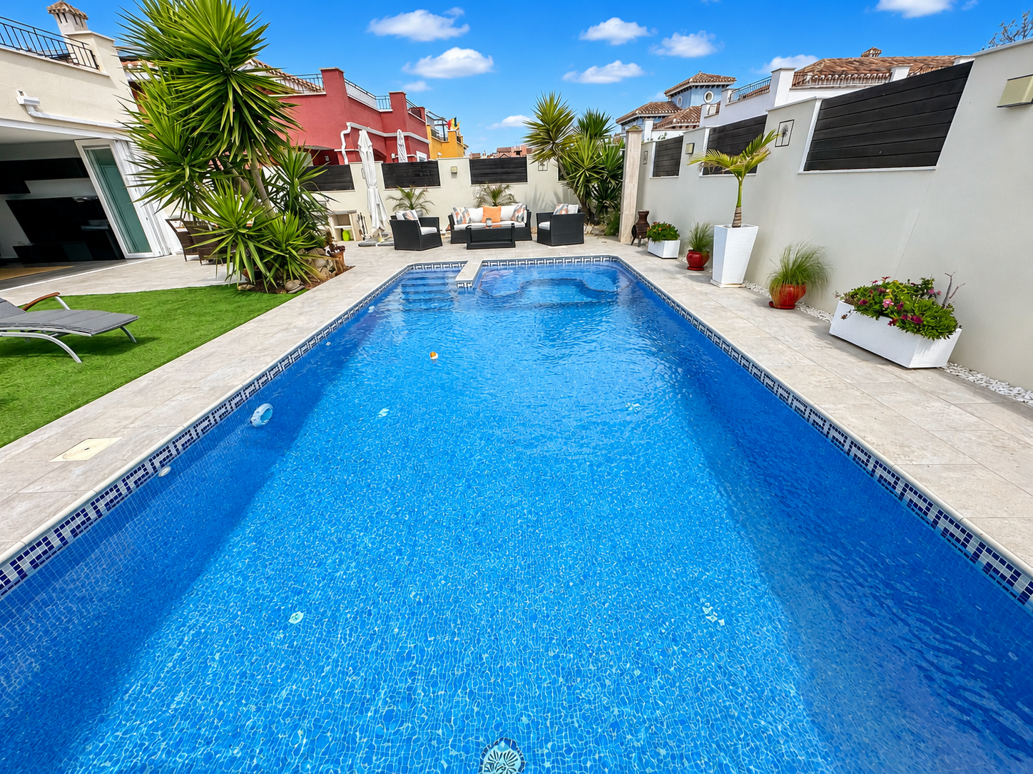 Living room in villa for sale in Mar Menor Golf Resort