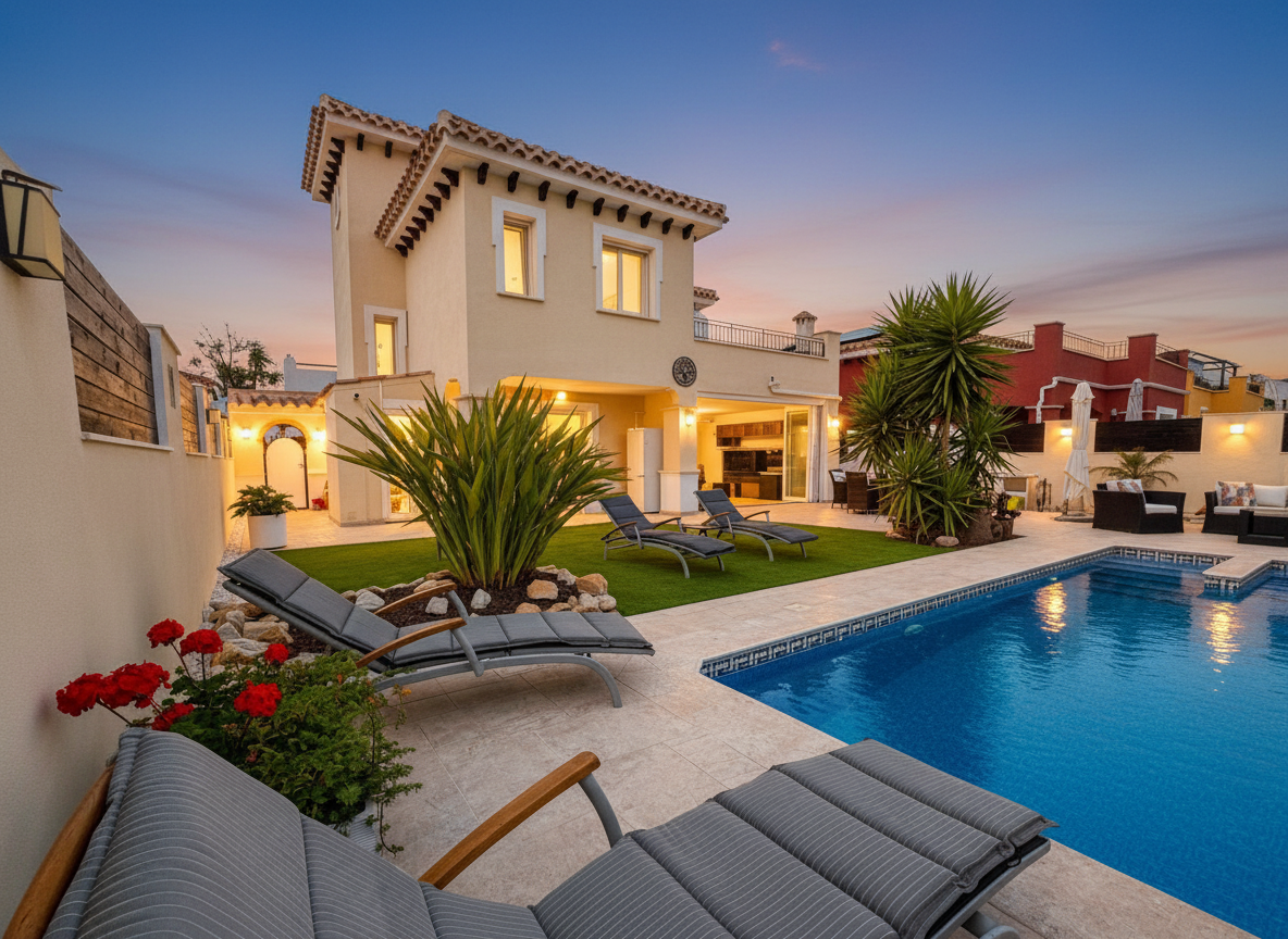 Exklusiv renovierte 3-Schlafzimmer-Villa mit großem Grundstück im Mar Menor Golf Resort