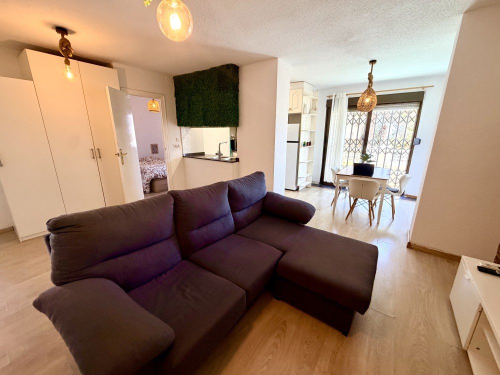 Pool area in apartment for sale in La Mata