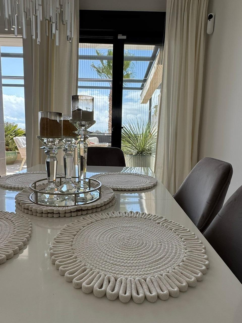Living room in duplex for sale in Orihuela Costa