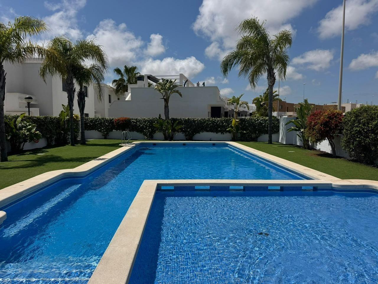 Living room in duplex for sale in Orihuela Costa