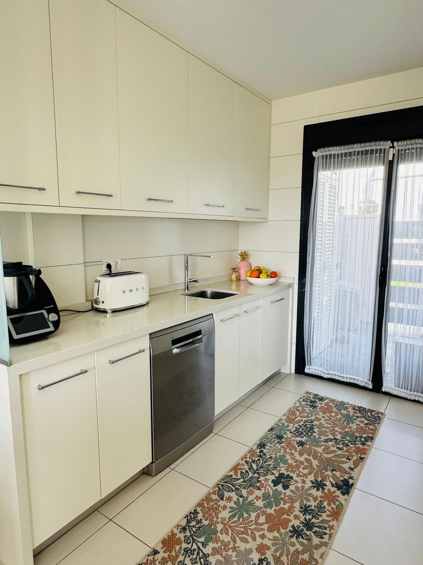 Pool area in duplex for sale in Orihuela Costa
