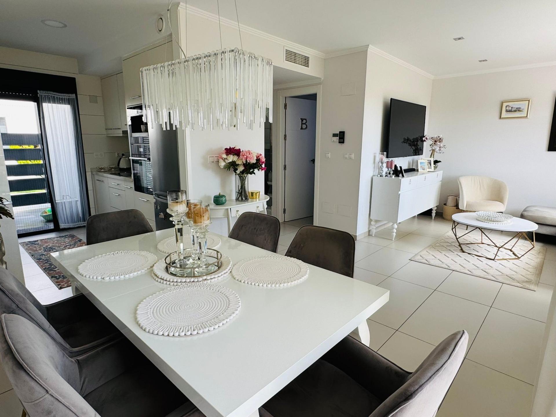 Garden in duplex for sale in Orihuela Costa