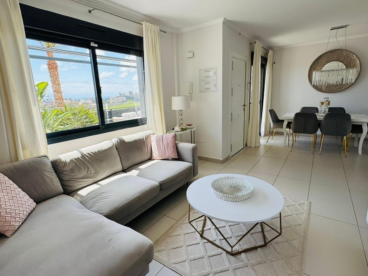 Dining area in duplex for sale in Orihuela Costa