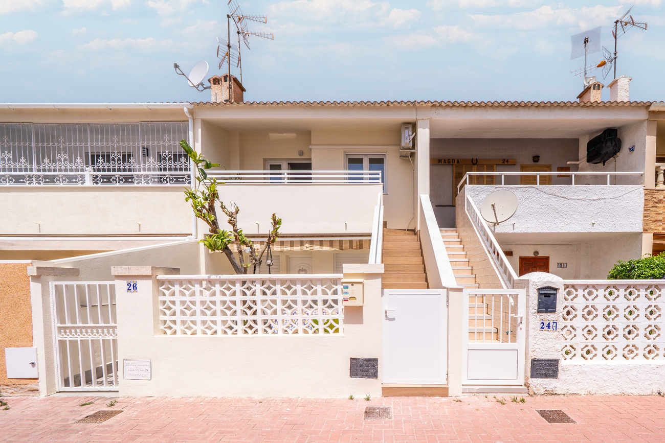 Garden in apartment for sale in Torrevieja