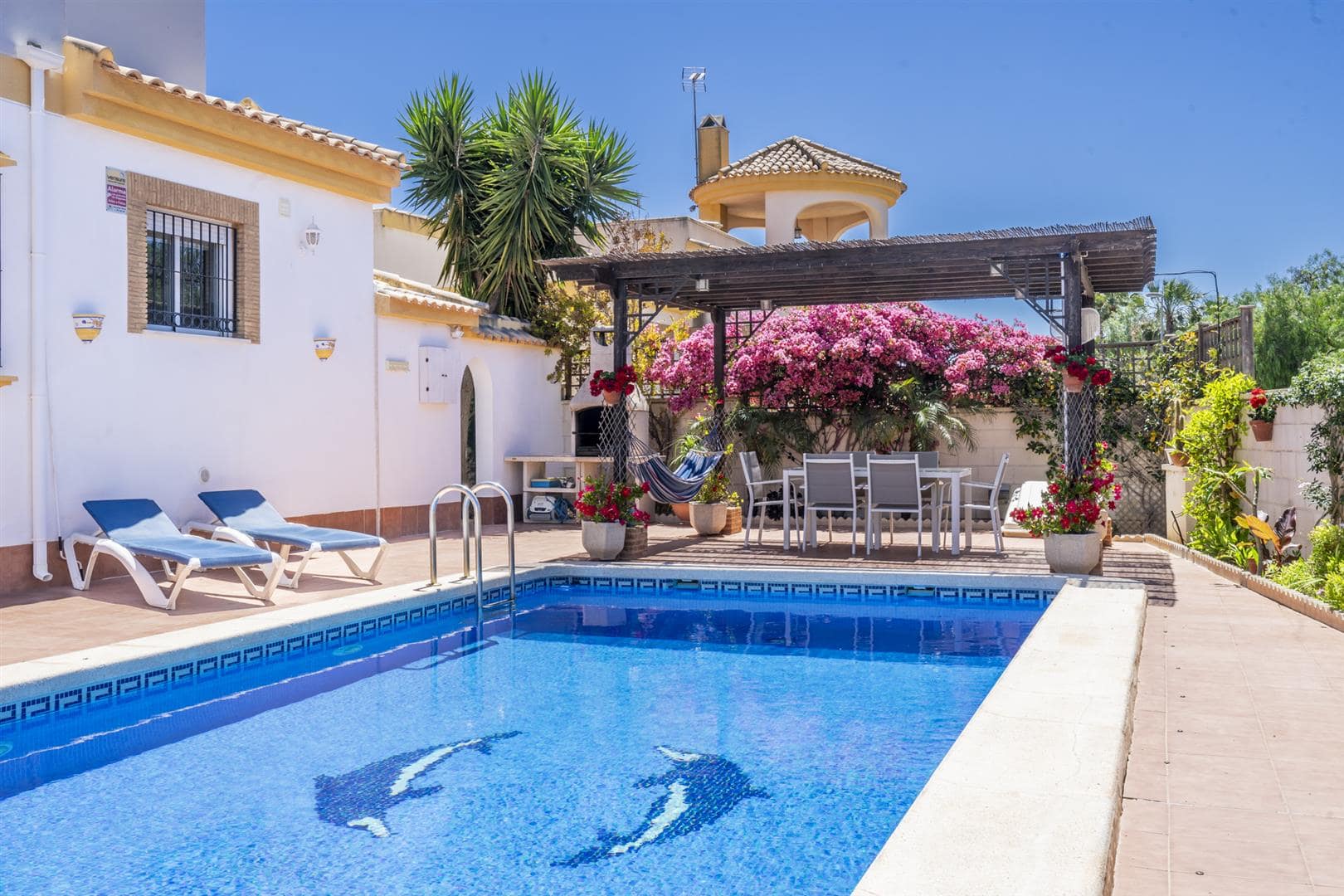 Dining area in villa for sale in Sucina
