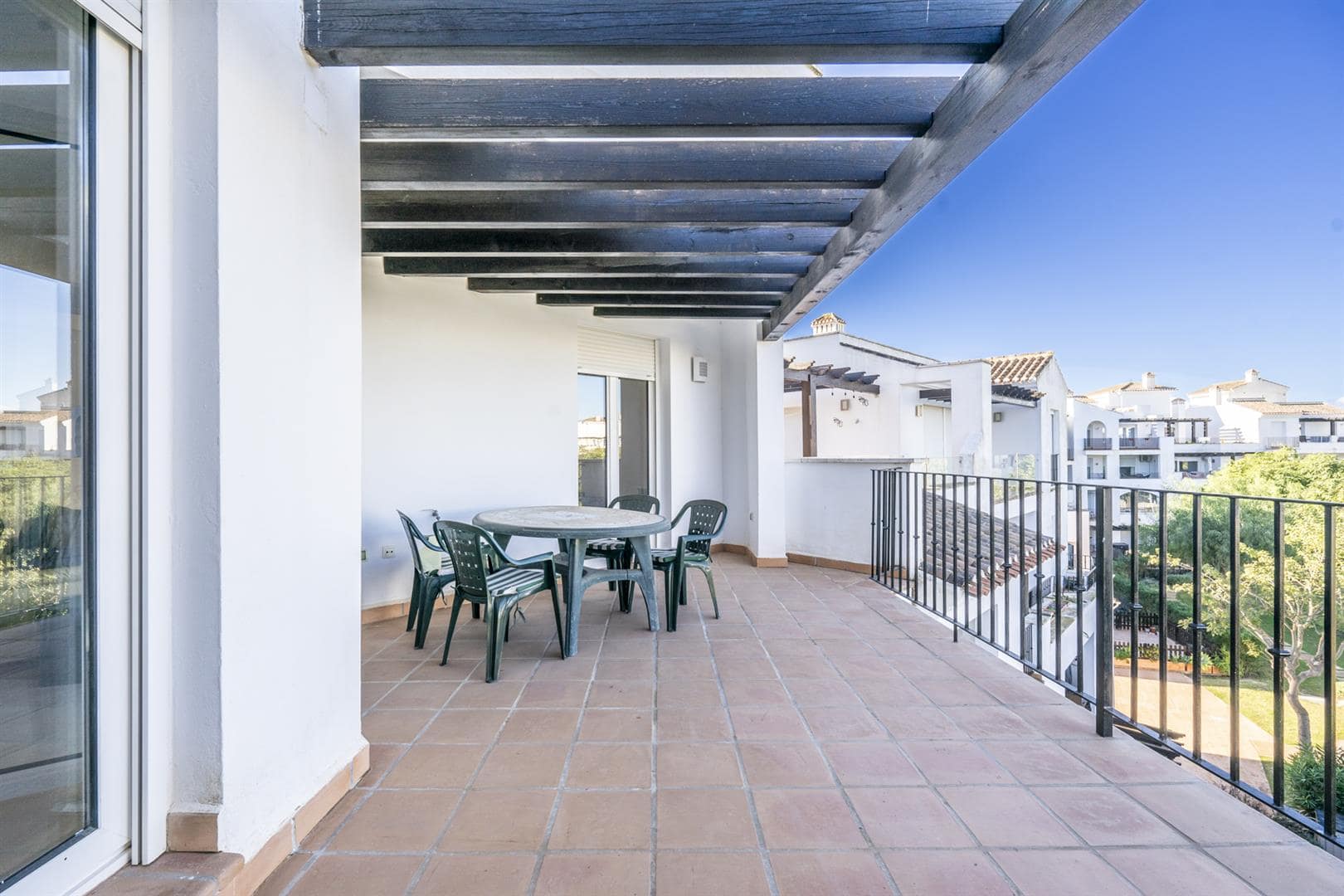 Terrace in apartment for sale in La Torre Golf Resort
