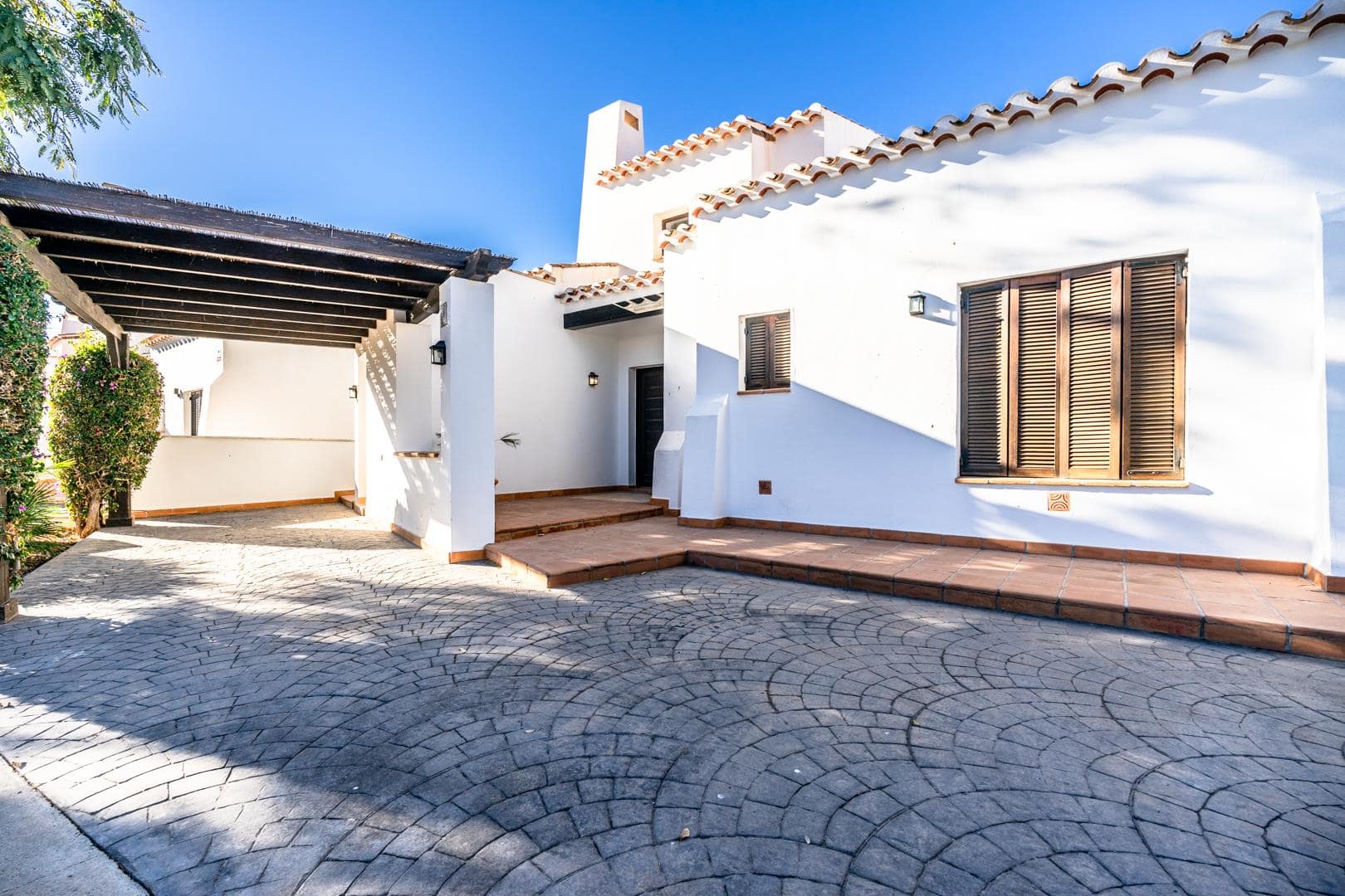 Pool area in villa for sale in El Valle Golf Resort