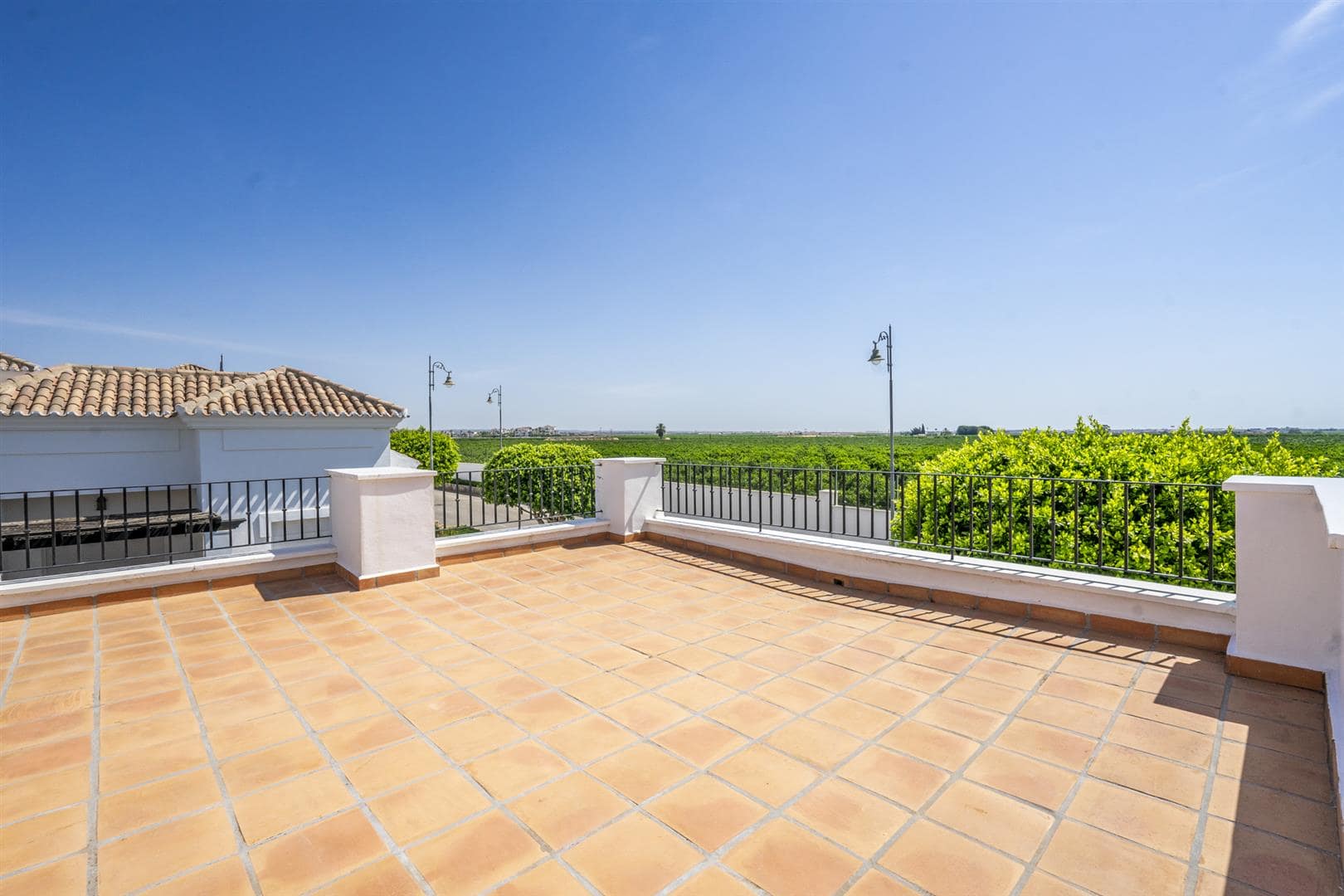 Pool area in villa for sale in La Torre Golf Resort