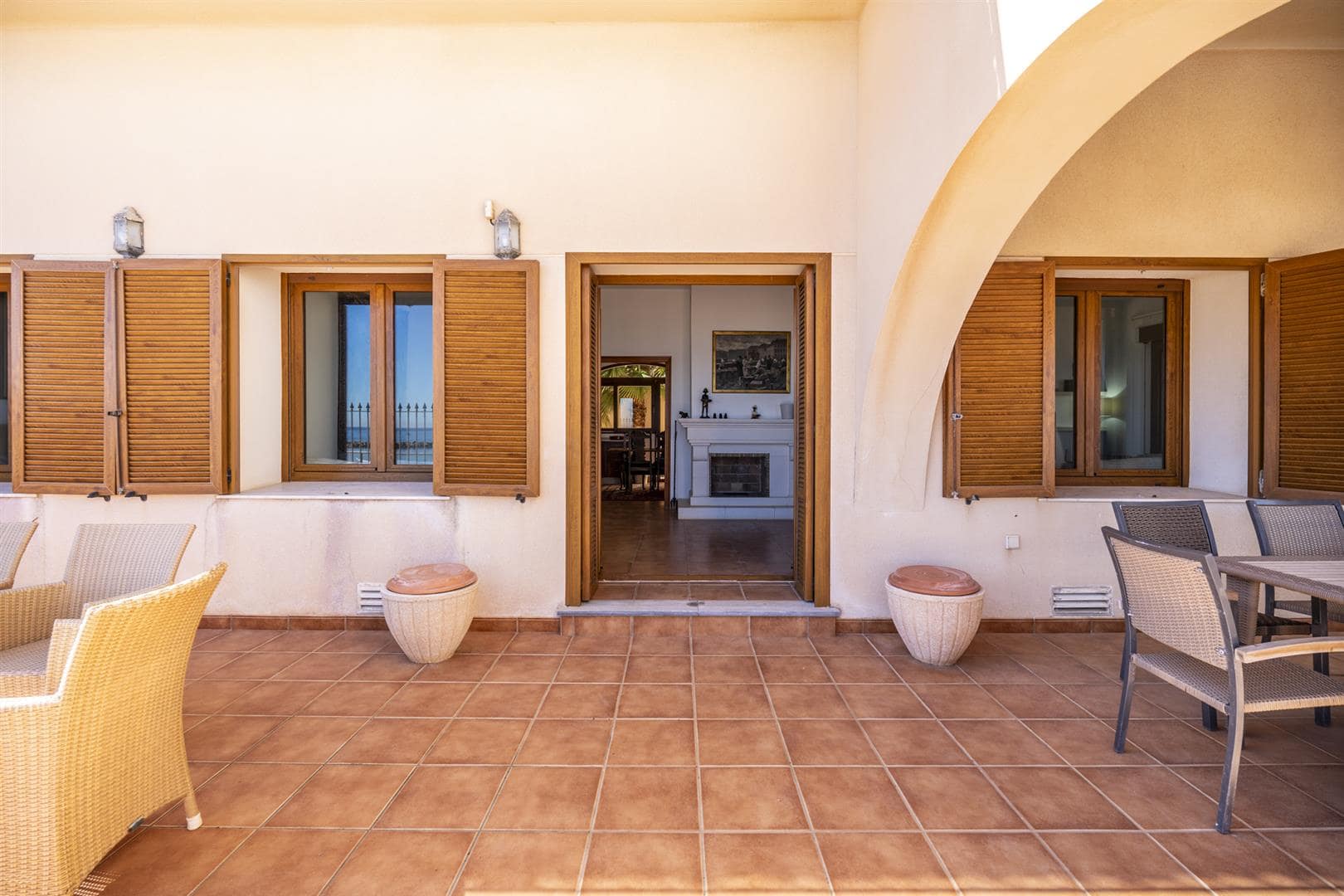 Bedroom in villa for sale in Cabo de Palos