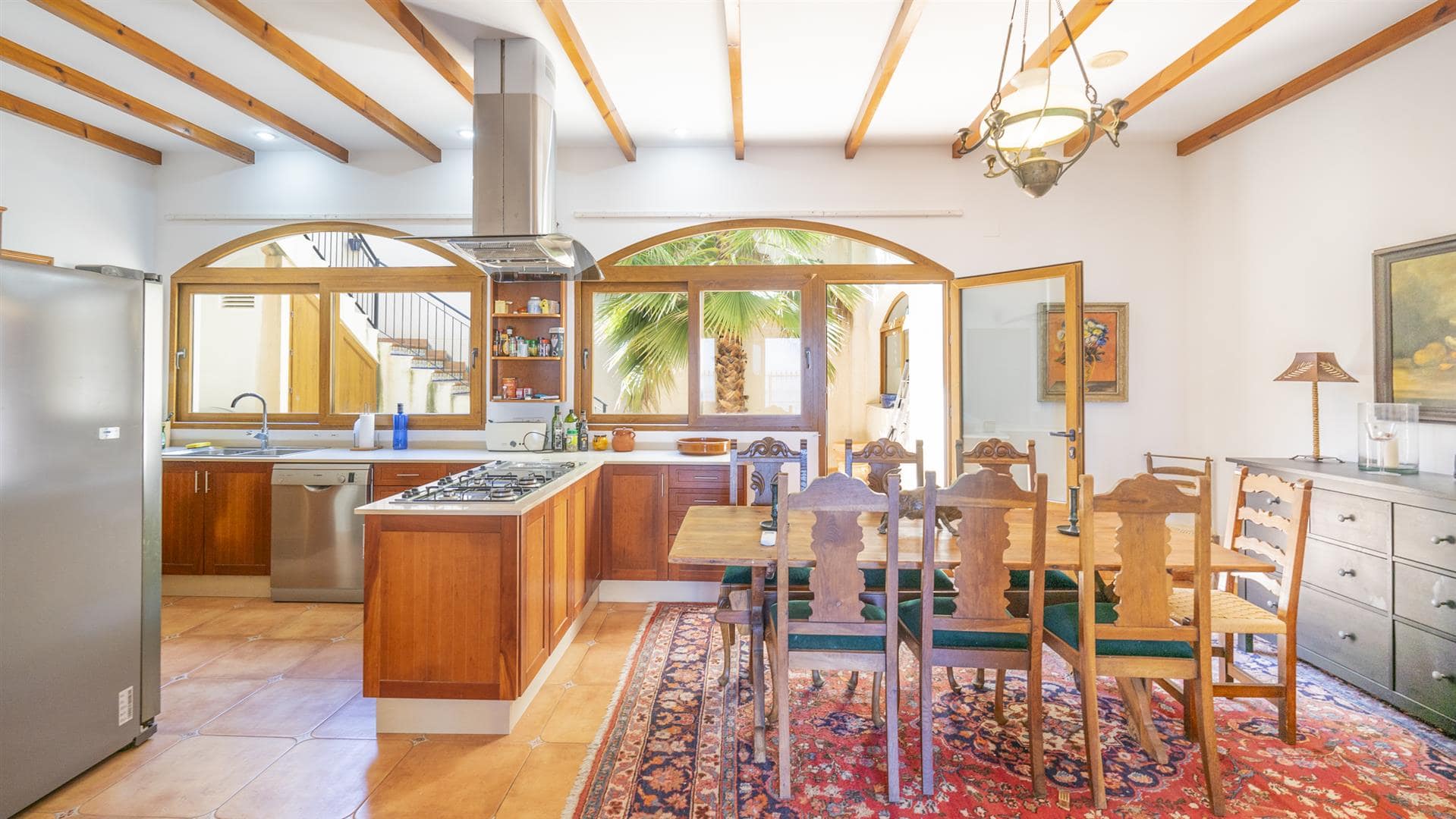 Pool area in villa for sale in Cabo de Palos