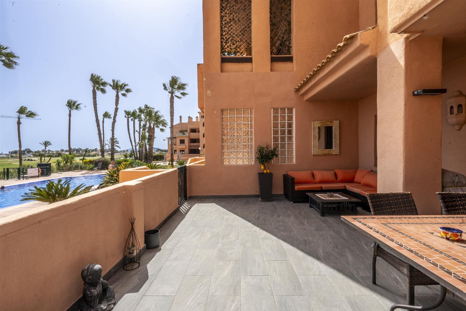 Living room in apartment for sale in La Serena Golf