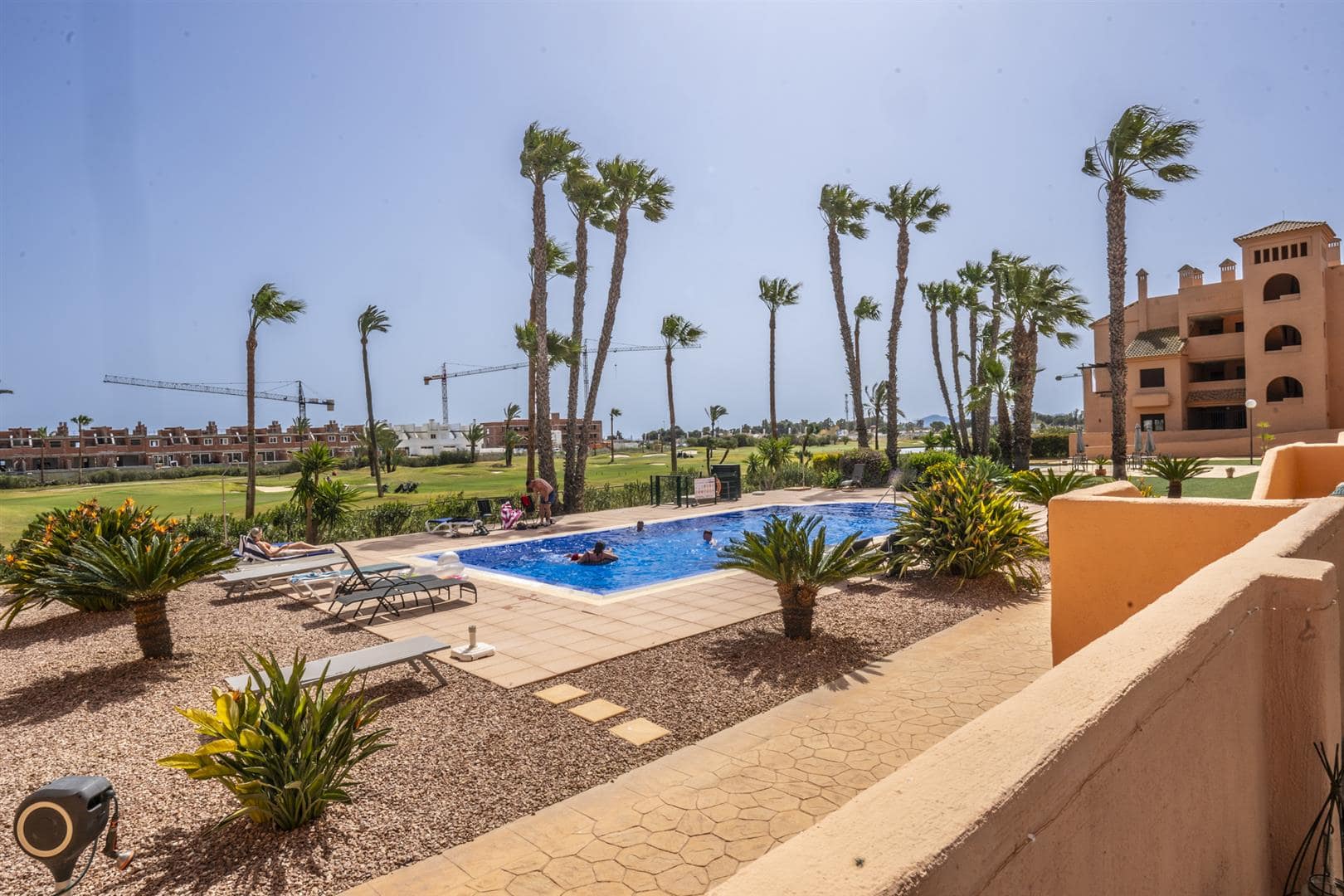 Garden in apartment for sale in La Serena Golf