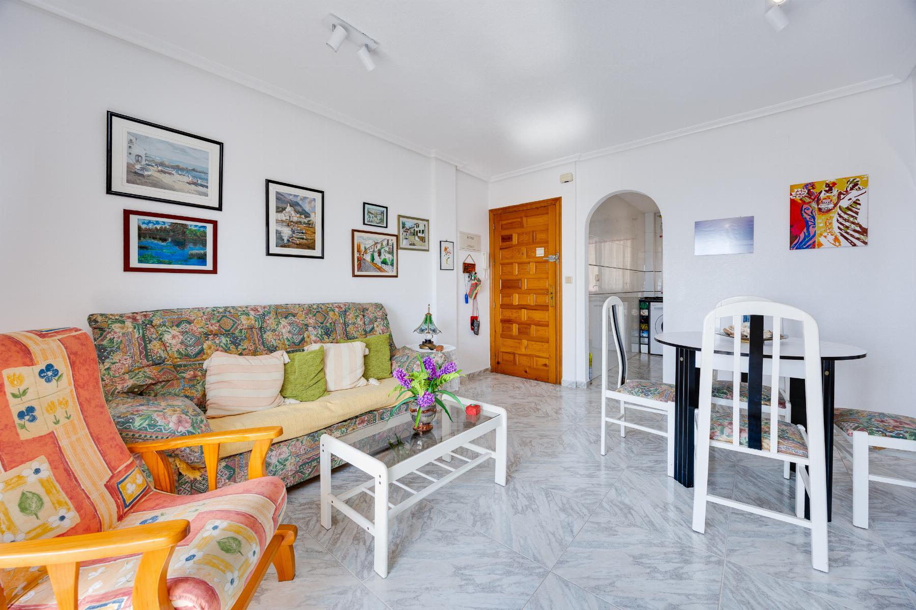 Pool area in apartment for sale in Torrevieja