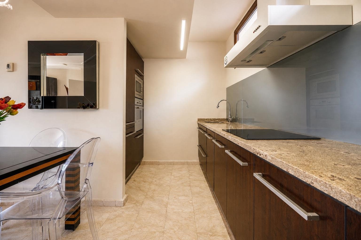 Terrace in villa for sale in La Manga Club Resort