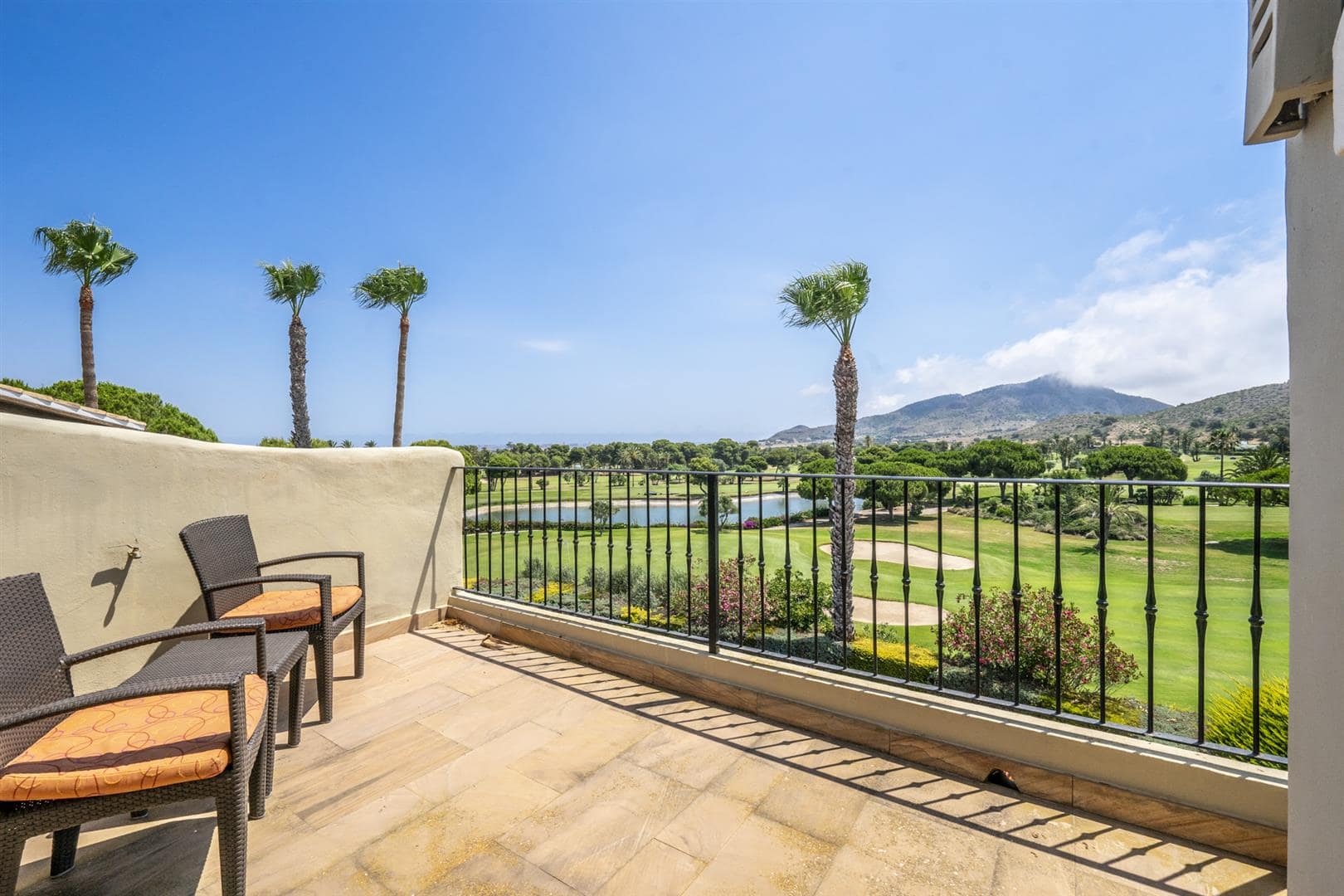 Master bedroom in villa for sale in La Manga Club Resort