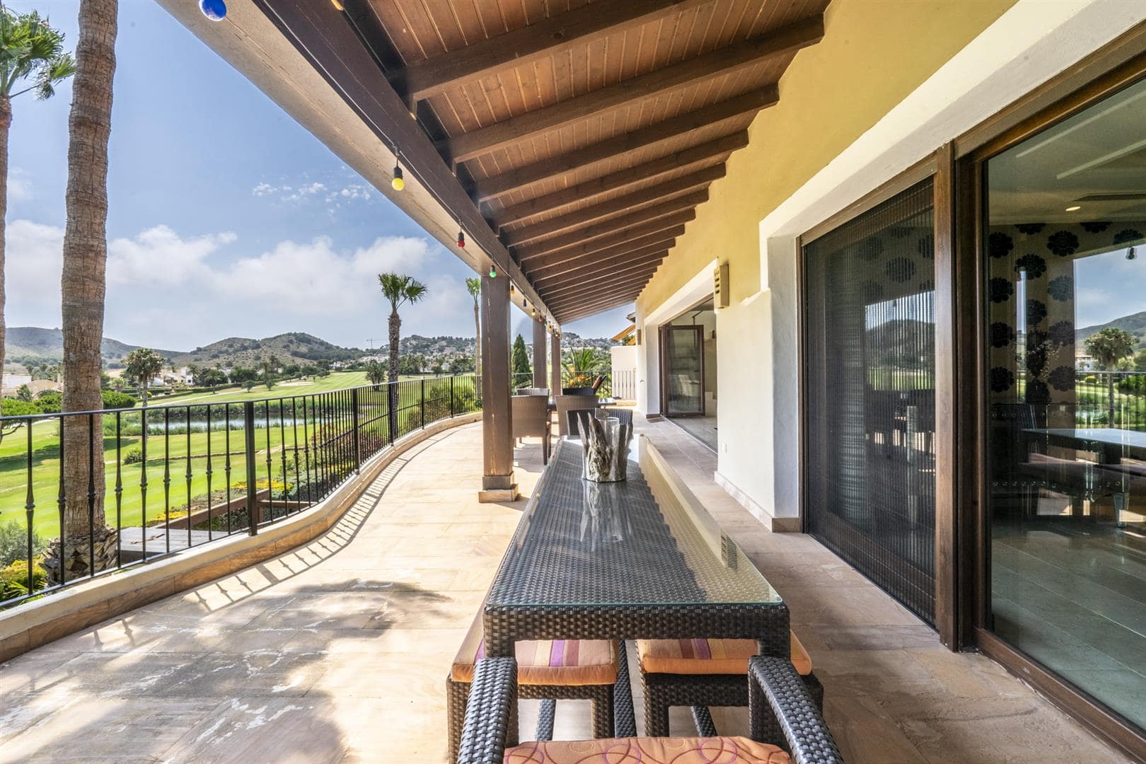 Dining area in villa for sale in La Manga Club Resort