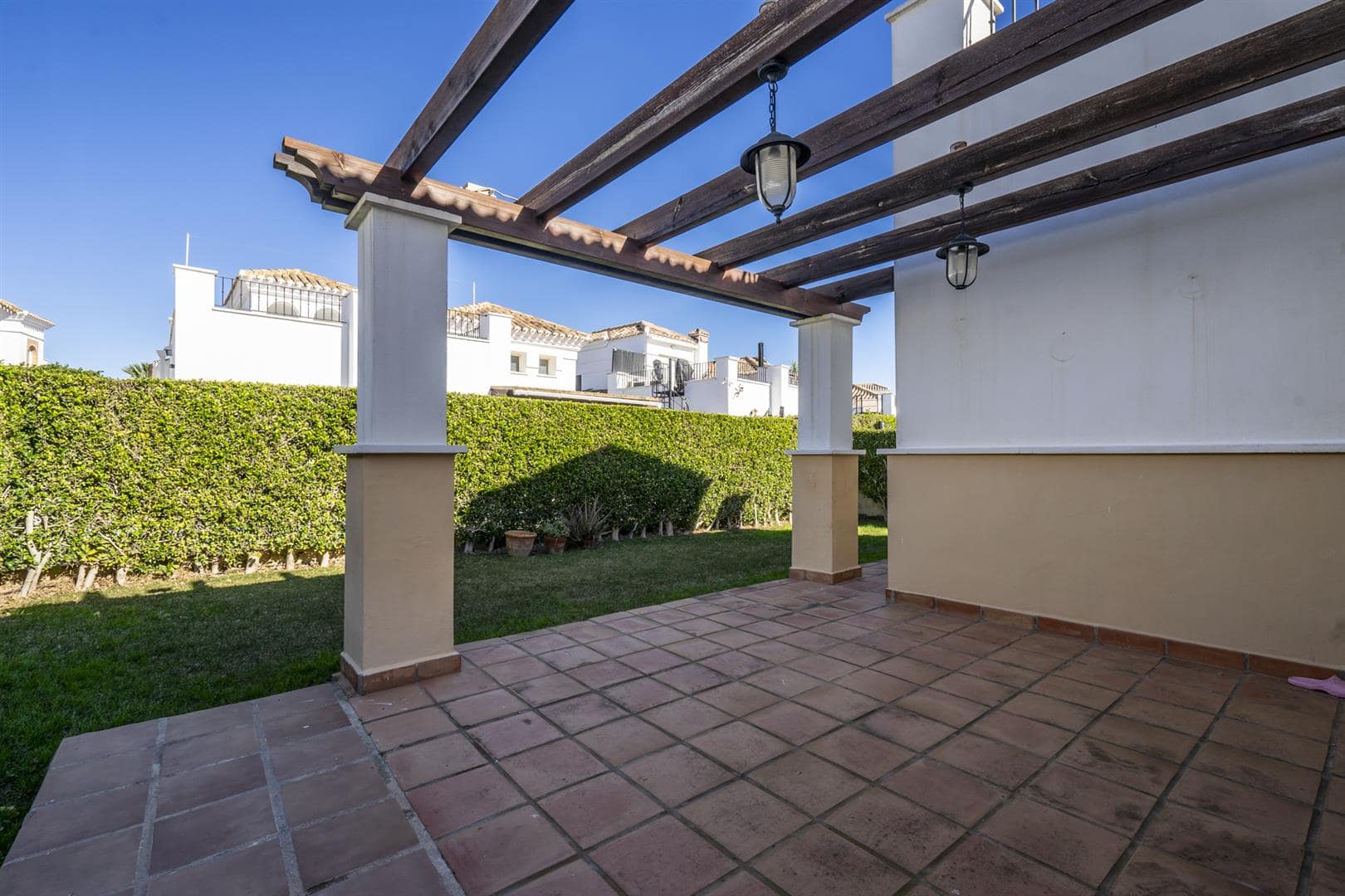 Garden in villa for sale in La Torre Golf Resort