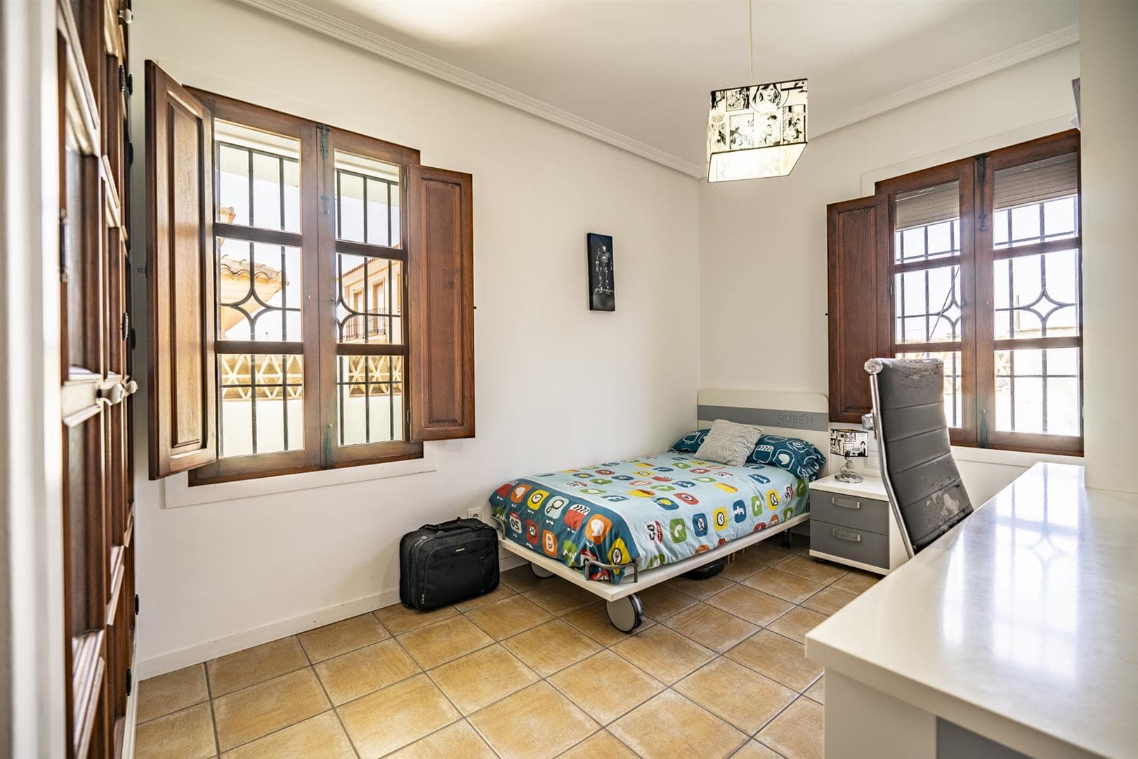 Living room in villa for sale in Santiago de la Ribera
