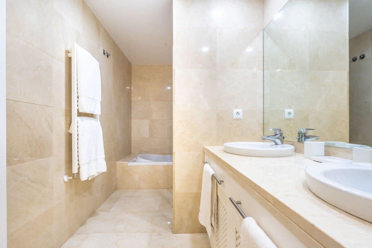 Terrace in villa for sale in El Valle Golf Resort