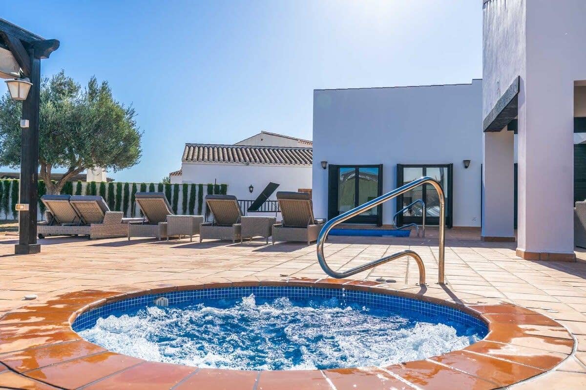 Pool area in villa for sale in El Valle Golf Resort