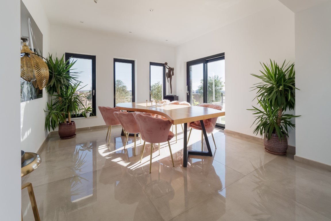 Pool area in villa for sale in Pulpi